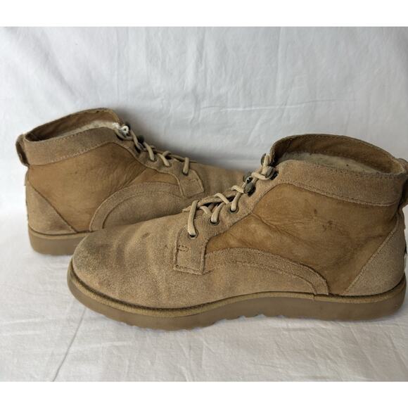 UGG Bethany Women’s Chestnut Sheepskin Suede Boots, Size 9, Cozy Winter Style - Picture 3 of 10